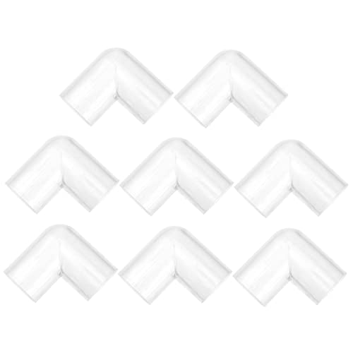 Abaodam 8 Stück Teiliges Aquarien Wasserrohrverbinder Acryl Bogenanschluss Hochtransparente Schlauchverbindung für Fischbecken für Filter und Flüssigkeitstransport von Abaodam