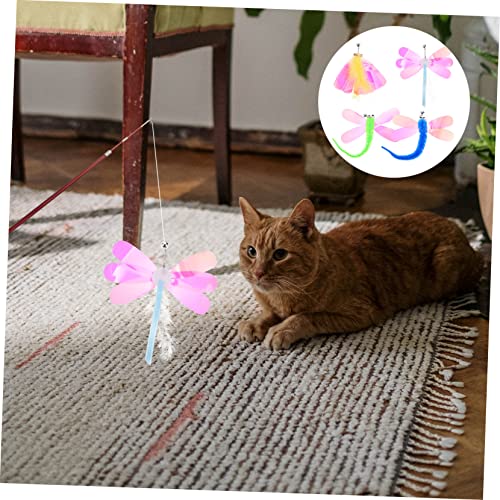 Abaodam 8Stücke Katzenspielzeug Ersatz für Katzenangel Interaktives Wurmspielzeug mit Bunten Libellen und Glitzer für Katzenunterhaltung Teiliges Libellen Schmetterlinge Abaodam 8Stücke Katzenspielzeug Ersatz für Katzenangel Interaktives Wurmspielzeug mit Bunten Libellen und Glitzer für Katzenunterhaltung Teiliges Libellen Schmetterlinge von Abaodam