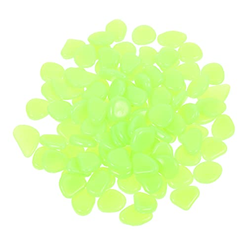 Abaodam 900 Stück Grüne Lichtemittierende Steine Pflanzenvase Innen-Zen-Garten-Dekoration Farbige Vasen Für Den Außenbereich Aquarium-Dekoration Leuchtende von Abaodam
