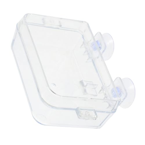 Abaodam Reptile Feeder Bowl Mit Saugnapf Transparente Wasserschale Und Futterstation Für Geckos Eidechsen Und Schlangen Robustem Leicht Zu Reinigen Und Vor Entkommen von Abaodam