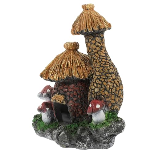 Abaodam Aquarium Dekoration Fischhöhle aus Robustem Resin Naturgetreues Versteck und Stilvolles Landschafts Element für Aquarium und Terrarium Langlebig und Wasserfreundlich von Abaodam