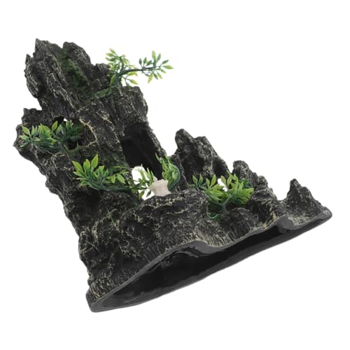 Abaodam Aquarium Dekoration Künstlicher Resin Stein mit Versteckhöhle für Fische und Garnelen Naturnahe Berglandschaft Fischtank Deko Sicherer Unterschlupf Langlebig Geeignet für Abaodam Aquarium Dekoration Künstlicher Resin Stein mit Versteckhöhle für Fische und Garnelen Naturnahe Berglandschaft Fischtank Deko Sicherer Unterschlupf Langlebig Geeignet für von Abaodam