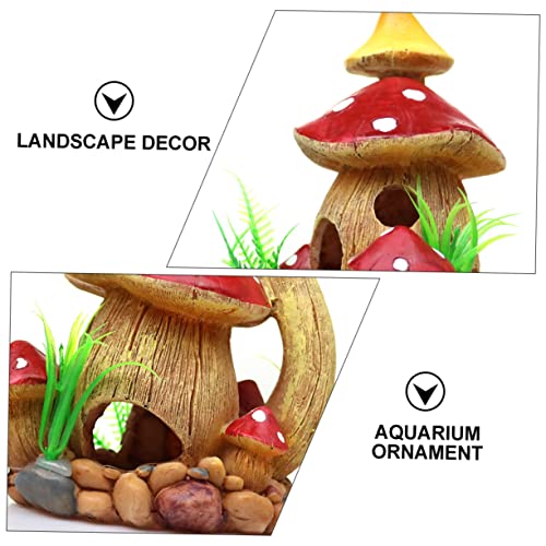 Abaodam Aquarium Dekoration Pilzhaus aus Resin Langlebiges Verblassungsfreies Versteck für Fische und Schildkröten Geeignet für Süß und Pflegeleichtes Landschaftsdekor Abaodam Aquarium Dekoration Pilzhaus aus Resin Langlebiges Verblassungsfreies Versteck für Fische und Schildkröten Geeignet für Süß und Pflegeleichtes Landschaftsdekor von Abaodam
