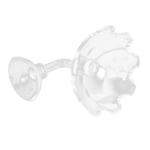 Abaodam Aquarium Garnelen Futternapf Hochtransparente Futterstation mit Saugnapf für Garnelen und Fische Robuste Kunststoff Futterschale für Sauberes Aquarium und Vielseitig Einsetzbar von Abaodam