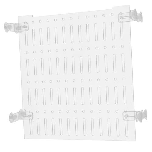 Abaodam Aquarium Trennwand Fischeinsatz Transparent Isolationsplatte mit Gitterlöchern für Wasserzirkulation Einfache Geeignet für Zucht und Abtrennung im Fischbecken Abaodam Aquarium Trennwand Fischeinsatz Transparent Isolationsplatte mit Gitterlöchern für Wasserzirkulation Einfache Geeignet für Zucht und Abtrennung im Fischbecken von Abaodam