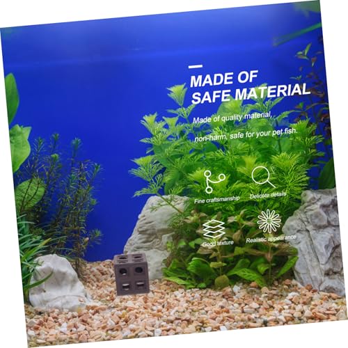 Abaodam Aquarium Versteck Höhle Pot Ornament Fisch Tank Dekoration Natürliche Farbgestaltung Aquarium Zubehör für Welse und Zierfische Abaodam Aquarium Versteck Höhle Pot Ornament Fisch Tank Dekoration Natürliche Farbgestaltung Aquarium Zubehör für Welse und Zierfische von Abaodam
