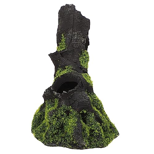 Abaodam Aquariumzubehör Künstliche Ornamente Aquariumpflanzen Großes Aquariumzubehör Kleine Aquarien Kinderaquarium Höhlenaquarium Aquarium Baumwurzelmodell Harz von Abaodam