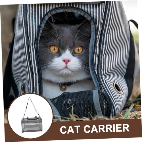 Abaodam Atmungsaktive Weiche Oxford Haustiertasche für Kleine Katzen und Hunde Tragbare Leichte und Bequeme Transporttasche mit Mesh Einsatz für Reisen und Alltag Langlebig und Abaodam Atmungsaktive Weiche Oxford Haustiertasche für Kleine Katzen und Hunde Tragbare Leichte und Bequeme Transporttasche mit Mesh Einsatz für Reisen und Alltag Langlebig und von Abaodam