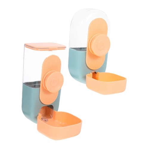 Abaodam Automatischer Futter Wasserspender für Kleintiere Hängender Platzsparender Bpa geschützter Kunststoff Langlebig und Wiederverwendbar Geeignet für Kaninchen Meerschweinchen und von Abaodam