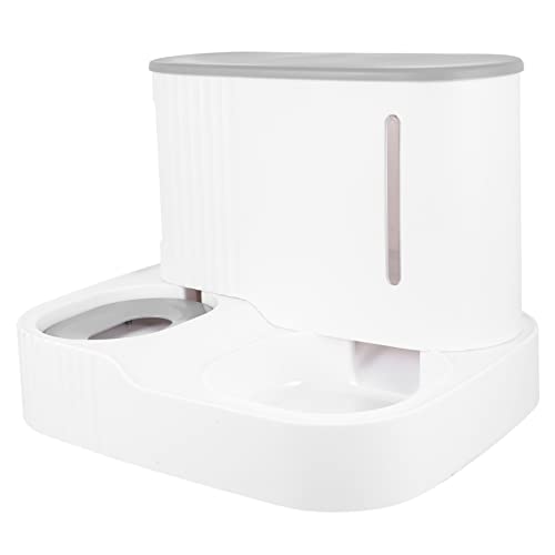 Abaodam Automatischer Haustierwasserspender mit Futterstation Trinkbrunnen für Katzen und Kleine Hygienisch Leise Pumpe Design Kontinuierliche Wasser Abaodam Automatischer Haustierwasserspender mit Futterstation Trinkbrunnen für Katzen und Kleine Hygienisch Leise Pumpe Design Kontinuierliche Wasser von Abaodam