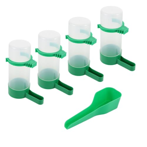 Abaodam Automatischer Teiliges Vogelkäfig Futter und Wasserspender Set Verschüttsicherer Wasserspender für Papageien Wellensittiche Nymphensittiche Einfach zu Reinigen und Einsetzbar Abaodam Automatischer Teiliges Vogelkäfig Futter und Wasserspender Set Verschüttsicherer Wasserspender für Papageien Wellensittiche Nymphensittiche Einfach zu Reinigen und Einsetzbar von Abaodam