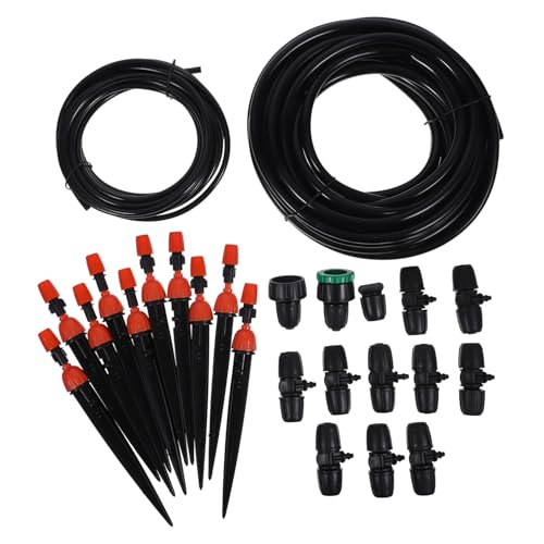 Abaodam Automatisches Bewässerungssystem für Pflanzen Schlauch mit Verstellbaren Nebeldüsen für Garten und DIY Gartenbewässerung mit Timer Funktion Abaodam Automatisches Bewässerungssystem für Pflanzen Schlauch mit Verstellbaren Nebeldüsen für Garten und DIY Gartenbewässerung mit Timer Funktion von Abaodam