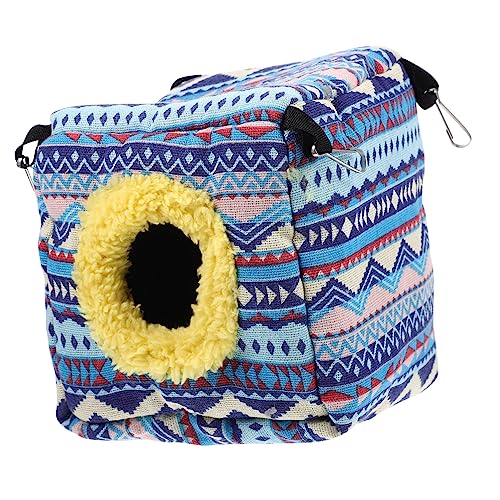 Abaodam Baumwollnest goldenes Blumennest Ratte Hamster-Mehrkammerversteck Verstecke drinnen hängend Meerschweinchen-Hängematte Hamsterbett-Versteck Baumwolle Blue Abaodam Baumwollnest goldenes Blumennest Ratte Hamster-Mehrkammerversteck Verstecke drinnen hängend Meerschweinchen-Hängematte Hamsterbett-Versteck Baumwolle Blue von Abaodam