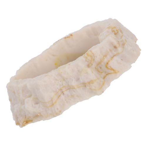 Abaodam Simulation Rock Reptile Wasserschale Aus Resin Futternapf Für Echsen Hornfrösche Schlangen Leicht Tragbar Langlebig Sicheres Material Für Terrarien Für Haustierbedarf von Abaodam