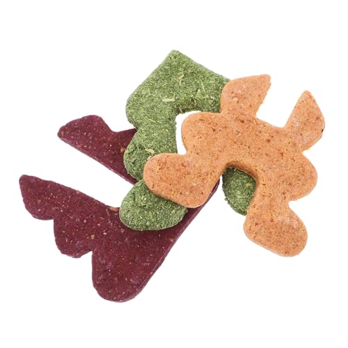 Abaodam Kleintier Kauspielzeug Nahrhafte Kau Snacks Für Kaninchen Meerschweinchen Und Hamster Zahngesundheitsspielzeug Kiefermuskulatur Und Zahnpflege Farben von Abaodam