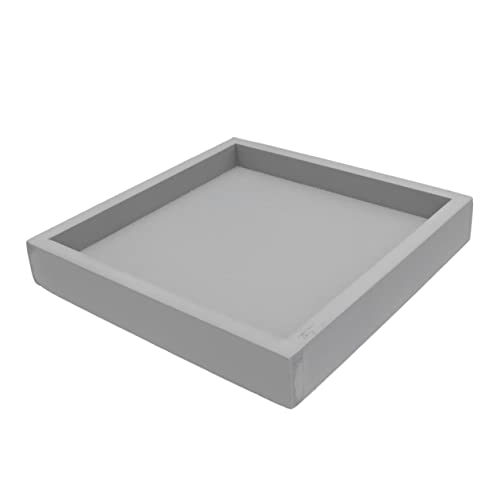 Abaodam Blumenübertopf Dickem Kunststoff Rechteckige Pflanzschale Leckfreie Blumentopfunterlage für und Außenbereiche für Balkon und Garten von Abaodam