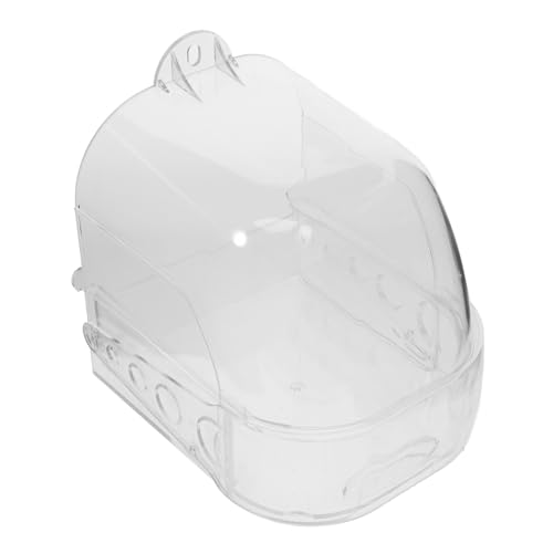 Abaodam Box Papagei Badewanne Sittich Vogelbad Papagei Käfig Zubehör Vogelbedarf Vogeldusche Bad Vogelfutterspender Vogel Wassernapf Vogelbadewanne Haustier Vogelbad Papagei Dusche Abs von Abaodam