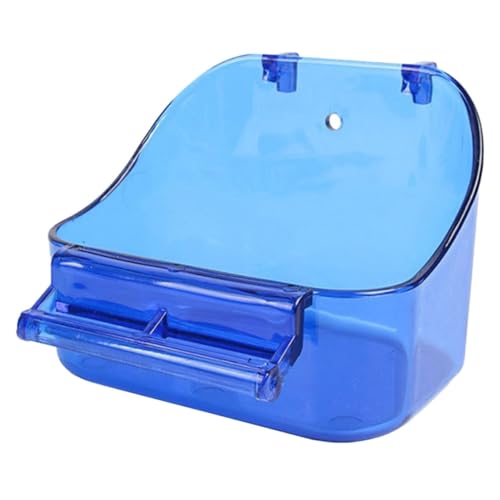 Abaodam Box Vogelbadewanne Box Badewanne Futterspender Haustierbadewanne Vogelkäfig Zubehör Vogelwanne Vogelbadewanne Papageien Futterbecken Vogelbad Für Käfig Papageienbadewanne von Abaodam