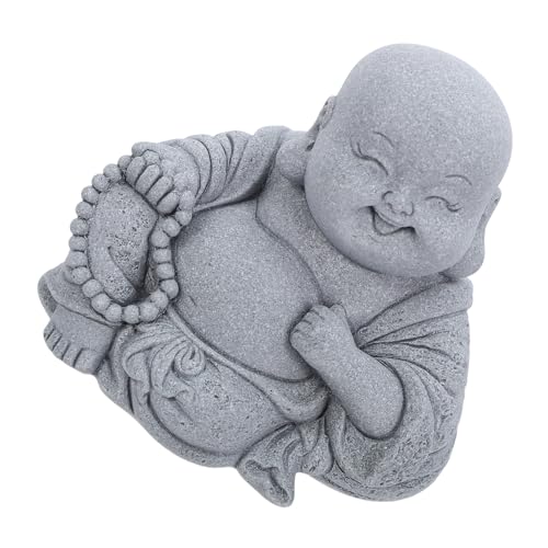 Abaodam Buddha Statue Fischbecken Dekoration Langlebig Unterwasser Landschaft Aquarium Skulptur Zen Feng Shui Tischornament von Abaodam
