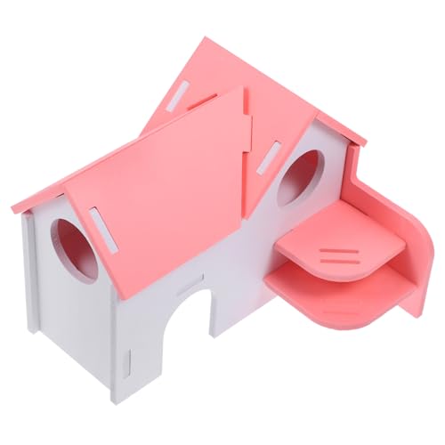 Abaodam Buntes Kleintierhaus mit Leiter Doppellagiges Versteck für Hamster Meerschweinchen und Chinchillas Schadstofffrei Robust und Sicher als Schlaf und Spielplatz für Kleine Nager Abaodam Buntes Kleintierhaus mit Leiter Doppellagiges Versteck für Hamster Meerschweinchen und Chinchillas Schadstofffrei Robust und Sicher als Schlaf und Spielplatz für Kleine Nager von Abaodam