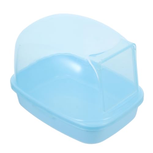 Abaodam Chinchilla-Sand-badebehälter, Große Chinchilla-badewanne, Transparente Hamster-Toilette, Duschraum, Kunststoff, Hamster-Badezimmer Für Mäuse, Eichhörnchen von Abaodam