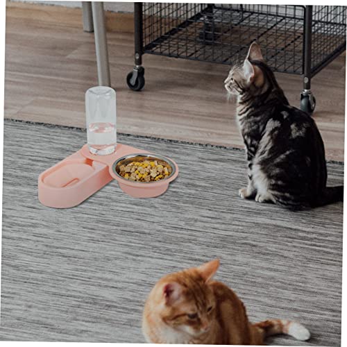 Abaodam Doppelter Katzenfutternapf mit Drehbarem Eckdesign Faltbarer Futterspender Abnehmbar Spülmaschinenfest für Hunde und Katzenfutter Geeignet Langlebig und Leicht zu Reinigen Rosa Abaodam Doppelter Katzenfutternapf mit Drehbarem Eckdesign Faltbarer Futterspender Abnehmbar Spülmaschinenfest für Hunde und Katzenfutter Geeignet Langlebig und Leicht zu Reinigen Rosa von Abaodam