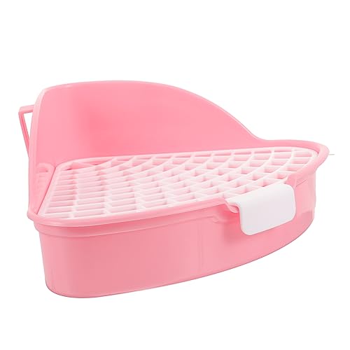 Abaodam Dreieckige Katzentoilette Für Kleine Haustiere Abnehmbares Leak Töpfchen Für Chinchillas Platzsparendes Design Zu Reinigen Aus Langlebigem von Abaodam