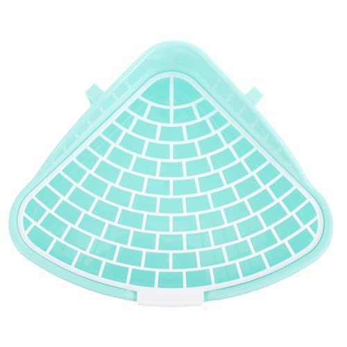 Abaodam Eckige Kaninchen Toilette aus Dreieckige Litter Box für Kleintiere für Drinnen Einfach zu Reinigen Langlebig und Geruchsfrei für Kaninchen Meerschweinchen und Hamster von Abaodam