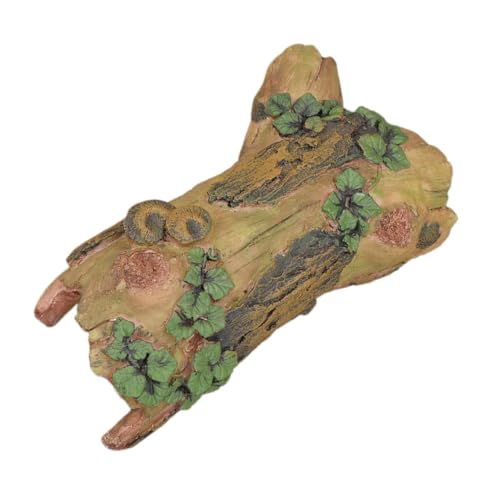Abaodam Eidechsenhöhle Terrarium Reptilienstamm Bartagamenstamm Reptilienbecken Dekoration Schlangenhäute Eidechsenbecken Dekoration Fischbecken Dekoration Schlangenkletterzweig von Abaodam