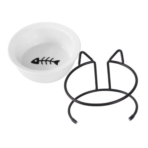 Abaodam Erhöhte Katzennapf aus Keramik mit Ergonomischem Nackenschutz Spülmaschinen und Mikrowellengeeignet rutschfest und Verschüttungssicher Praktische Futternapf für Sauberes Füttern Abaodam Erhöhte Katzennapf aus Keramik mit Ergonomischem Nackenschutz Spülmaschinen und Mikrowellengeeignet rutschfest und Verschüttungssicher Praktische Futternapf für Sauberes Füttern von Abaodam