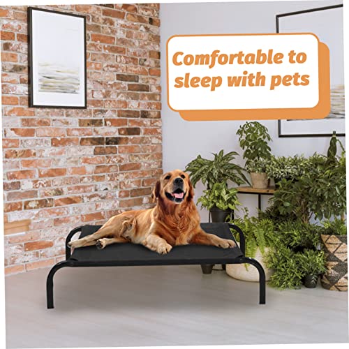 Abaodam Erhöhtes Atmungsaktives Haustierbett mit Abnehmbarem Waschbarem Bezug Strapazierfähiges Hunde Hängemattenbett Mittlerer für Indoor Outdoor Camping und Reisen Abaodam Erhöhtes Atmungsaktives Haustierbett mit Abnehmbarem Waschbarem Bezug Strapazierfähiges Hunde Hängemattenbett Mittlerer für Indoor Outdoor Camping und Reisen von Abaodam
