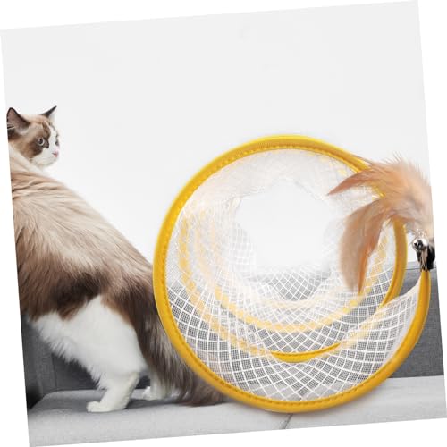 Abaodam Faltbarer Katzentunnel für Kätzchen Interaktiver Katzen Spieltunnel aus Robustem Material Fördert Bewegung und Beschäftigung Geeignet für Katzenliebhaber und Haustiere Abaodam Faltbarer Katzentunnel für Kätzchen Interaktiver Katzen Spieltunnel aus Robustem Material Fördert Bewegung und Beschäftigung Geeignet für Katzenliebhaber und Haustiere von Abaodam