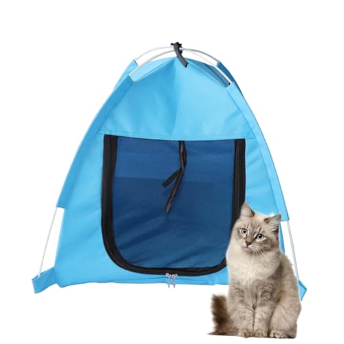 Abaodam Faltbares Hundezelt für Outdoor Nutzung Atmungsaktives Moskitodichtes Haustierhaus Blau für Sommer und Perfekter Rückzugsort für Hunde und Katzen Abaodam Faltbares Hundezelt für Outdoor Nutzung Atmungsaktives Moskitodichtes Haustierhaus Blau für Sommer und Perfekter Rückzugsort für Hunde und Katzen von Abaodam