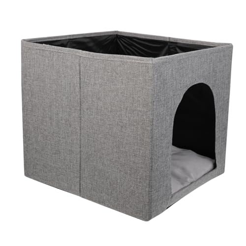 Abaodam Faltbares Katzenhaus aus Langlebig und Atmungsaktiv Schlafnest für Katzen und Kleine für Drinnen Jahreszeiten Nutzbar Kompakt und Platzsparend Abaodam Faltbares Katzenhaus aus Langlebig und Atmungsaktiv Schlafnest für Katzen und Kleine für Drinnen Jahreszeiten Nutzbar Kompakt und Platzsparend von Abaodam