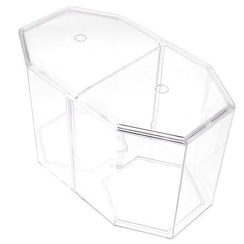 Abaodam Fisch Zuchtbox mit Trennwand Hochtransparente Plastik Brutkasten für Guppys Garnelen und Clownfische für Aquarien und Aufzuchtbecken von Abaodam