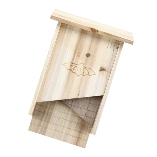Abaodam Fledermaushaus aus Handgefertigte Fledermauskiste für Garten Unterschlupf für Fledermäuse im Hinterhof zu Installieren und Pflegeleicht Perfekter Abaodam Fledermaushaus aus Handgefertigte Fledermauskiste für Garten Unterschlupf für Fledermäuse im Hinterhof zu Installieren und Pflegeleicht Perfekter von Abaodam