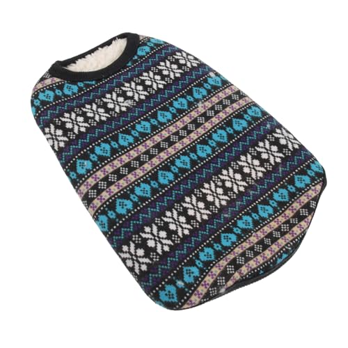 Abaodam Fleece-Pullover mit Zwei Beinen Hund warm für Hunde Welpen-Pullover thermische hundekleidung Vlies UPS hundepullover hundepulli Winterkleidung für Haustiere Hunde-Outfit Garn Blue von Abaodam