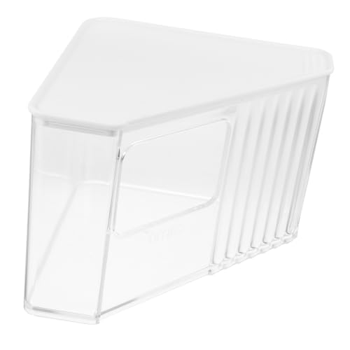 Abaodam Frettchenbadewanne hamsterzubehör Hamster Toilette Kleintierbadewannenzubehör Hamster Sandbadewanne Kleintiere Sandtoilette Sandbad für Hamster Hamstersubstrat Abs Transparent von Abaodam