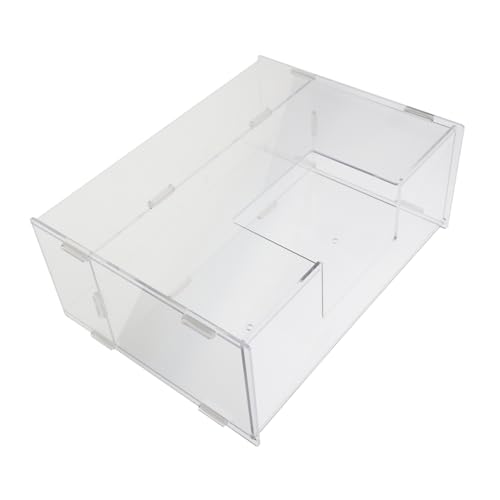 Abaodam Futterautomat für Haustiere Container Futterautomat für Hamster Hasenbehälter Häschen-Feeder Kaninchenhalter Haushaltsfütterung Hasenfutter Feeder für Kaninchen Acryl Transparent Abaodam Futterautomat für Haustiere Container Futterautomat für Hamster Hasenbehälter Häschen-Feeder Kaninchenhalter Haushaltsfütterung Hasenfutter Feeder für Kaninchen Acryl Transparent von Abaodam