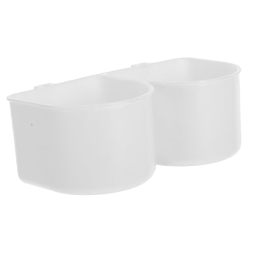 Abaodam Pet Carrier Feeder Hängende Schüssel Für Katzenfutter Schüssel Abs Kunststoff Splash Crate Feeder von Abaodam