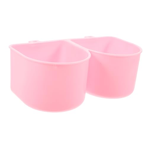 Abaodam Futternapf für Haustierkäfige Hundekiste Wassernapf Zierfutterdehnung für kleine Tier Vogelfutterbecher Hundekäfig Wassernapf hängender Hundenapf Kiste Wasserschale Abs Rosa Abaodam Futternapf für Haustierkäfige Hundekiste Wassernapf Zierfutterdehnung für kleine Tier Vogelfutterbecher Hundekäfig Wassernapf hängender Hundenapf Kiste Wasserschale Abs Rosa von Abaodam