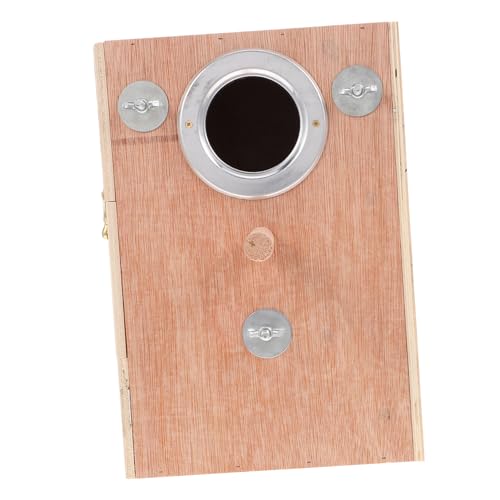 Abaodam Garten Holz für Sittiche Hängendes Nistkasten aus Hochwertigem Holz für Conure Sicherer Brutraum Aufzuhängen Langlebig und Pflegeleicht Abaodam Garten Holz für Sittiche Hängendes Nistkasten aus Hochwertigem Holz für Conure Sicherer Brutraum Aufzuhängen Langlebig und Pflegeleicht von Abaodam