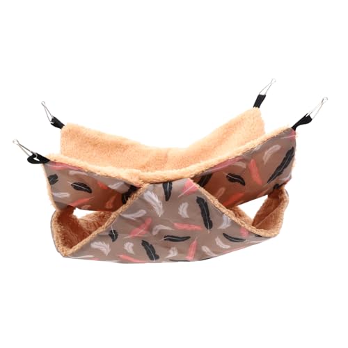 Abaodam Hängematte für Kleintiere aus Baumwolle Komfortables Versteck und Warmes Schlafbett für Meerschweinchen Hamster Chinchilla und Ratten Dekoratives Nest Installieren Vielseitig von Abaodam