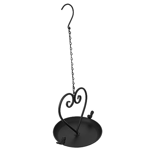 Abaodam Hängender Hummingbird Feeder Herzform Kreatives Vogelfutterspender Design für Außenbereich zur Anlockung Verschönerung Ihres Gartens von Abaodam