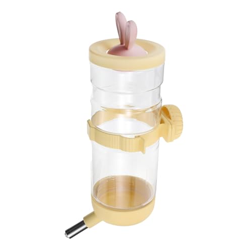 Abaodam Hängender Trinkbrunnen Trinkflasche Für Hundebox Wasserflaschen-fütterer Für Hunde Trinkwasserzubringer Futterspender Für Haustiere Wasserkocher Für Hunde Haustierwasserer Plastik von Abaodam