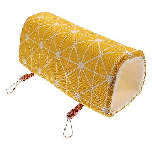Abaodam Hängender Tunnel Für Vögel Und Kleintiere Bequemer Baumwollnest Für Hamster Meerschweinchen Und Papageien Atmungsaktiv Und Sicher Für Spiel Und Schlaf Gelbes Karomuster Abaodam Hängender Tunnel Für Vögel Und Kleintiere Bequemer Baumwollnest Für Hamster Meerschweinchen Und Papageien Atmungsaktiv Und Sicher Für Spiel Und Schlaf Gelbes Karomuster von Abaodam
