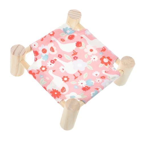 Abaodam Hängendes Hamsterbett mit Abnehmbarem Design Waschbare Kuschelhöhle für Meerschweinchen und Kleintiere Stilvolles Versteck für und im Käfig von Abaodam