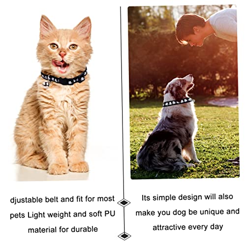 Abaodam Halloween Hundehalsband Verstellbar Leicht Langlebig Stilvoll mit Schädelmotiv für Welpen und Kleine Hunde Geeignet Abaodam Halloween Hundehalsband Verstellbar Leicht Langlebig Stilvoll mit Schädelmotiv für Welpen und Kleine Hunde Geeignet von Abaodam