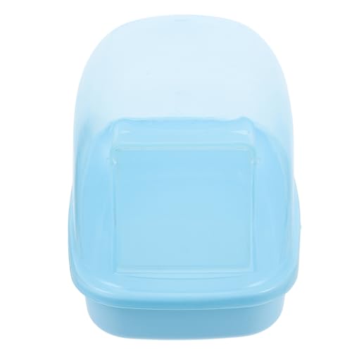 Abaodam Hamster Badewanne Hamsterstreu Spinnenfutter Toilettenbehälter für Hamster Bettwäsche und Bad Hamstersubstrat Sputnik Hamsterbettwäsche Gräbils Sandbad Abs Sky-Blue von Abaodam