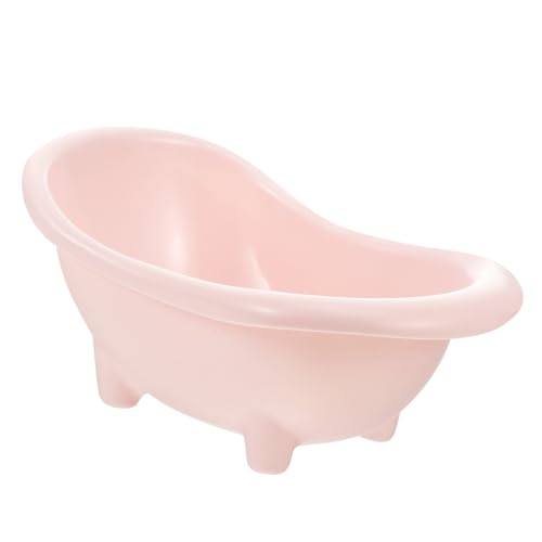 Abaodam Hamster Badewanne aus Kunststoff Rutschfestes Badezimmer für Kleine Wie Meerschweinchen und Chinchillas Langlebig und Sicher für Täglichen Gebrauch von Abaodam